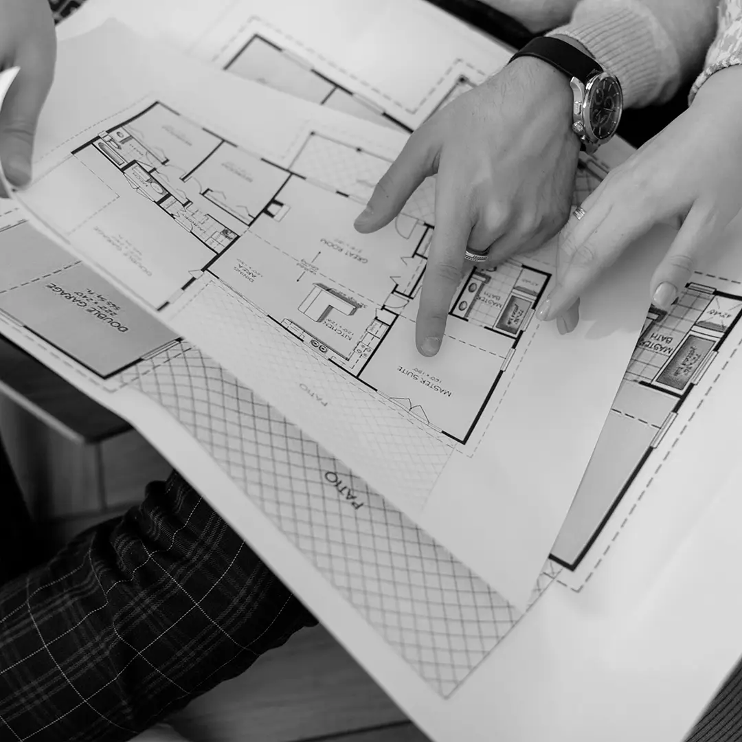 Reviewing a property plan together on a discovery call